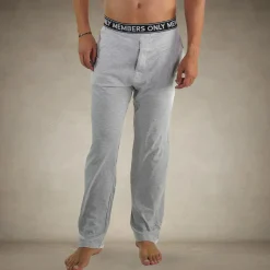 Men's Jersey Sleep Pant Logo Elastic - Grey - FINAL SALE