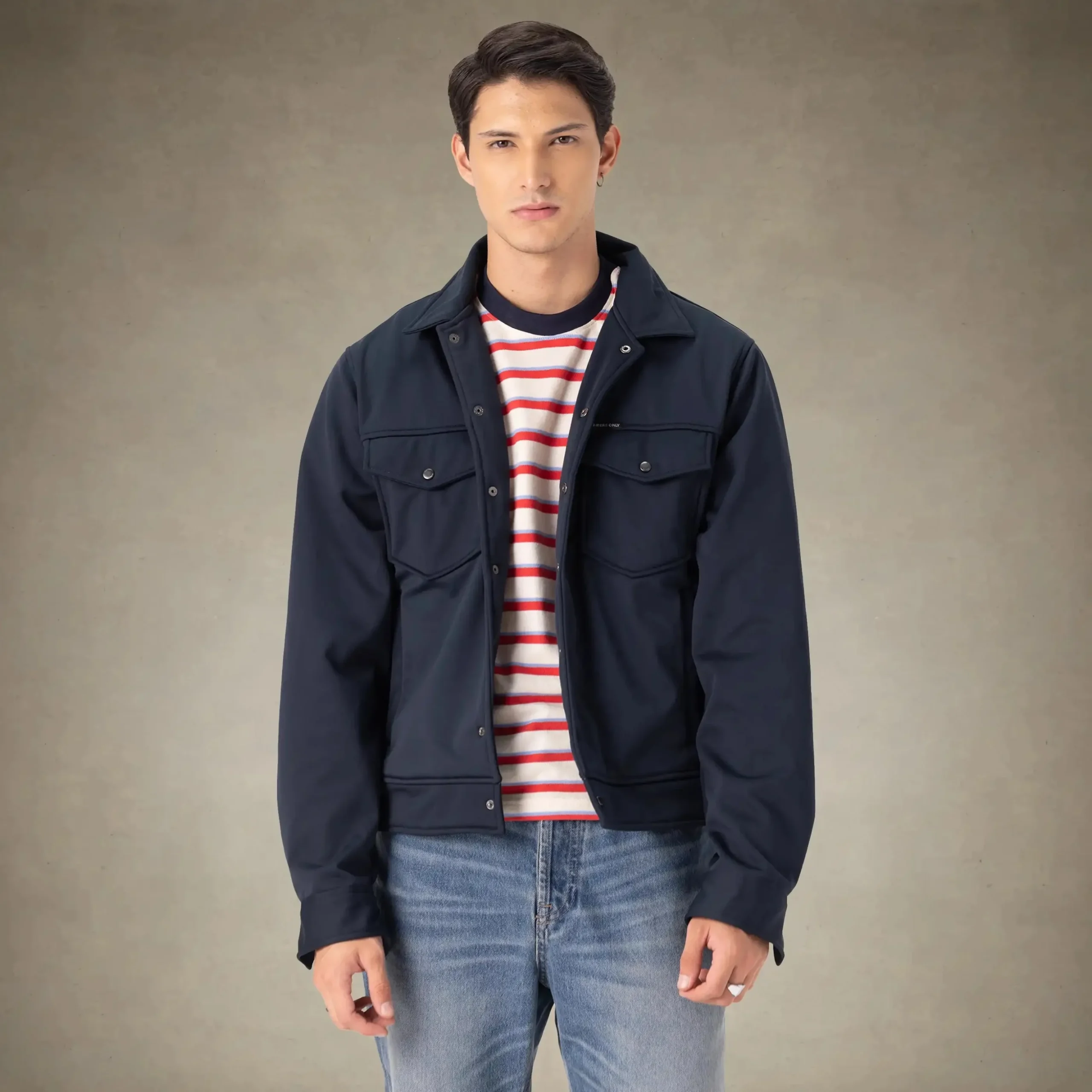 Men's Soft Shell Shirt Jacket