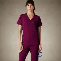 Palermo 4-Pocket Scrub Top