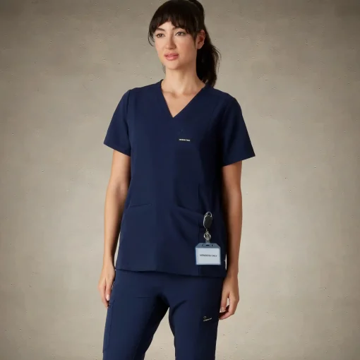 Siena 5-Pocket Scrub Top