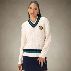 Women's Cable Knit Cricket Sweater