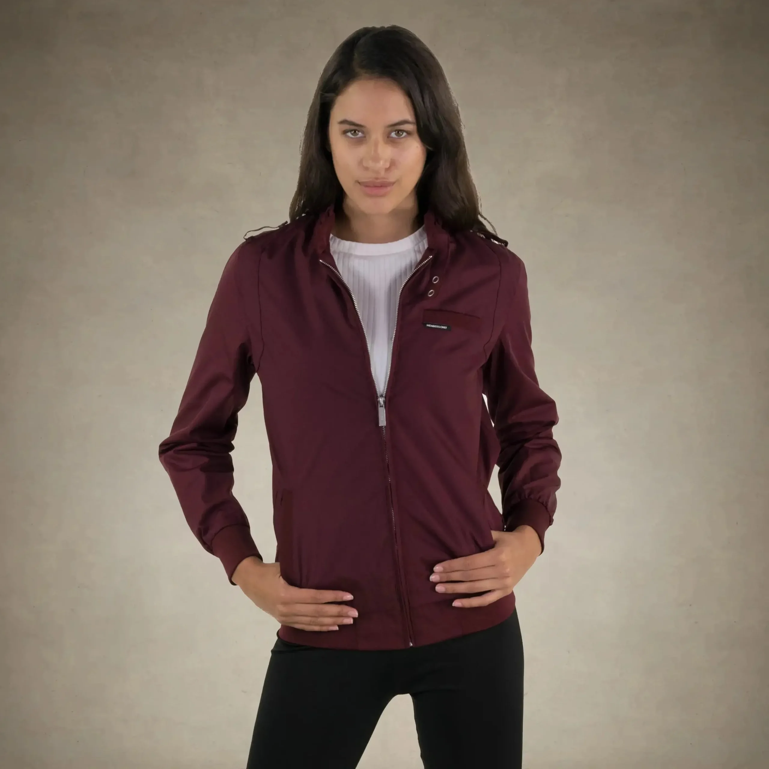 Women's Classic Iconic Racer Jacket (Slim Fit)
